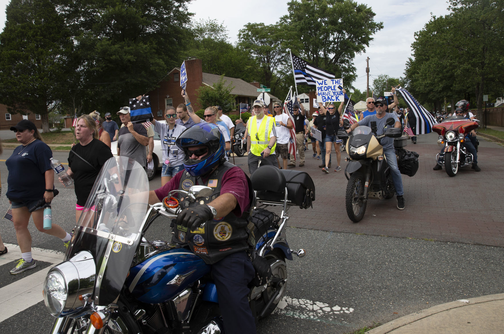 Back the Blue rally